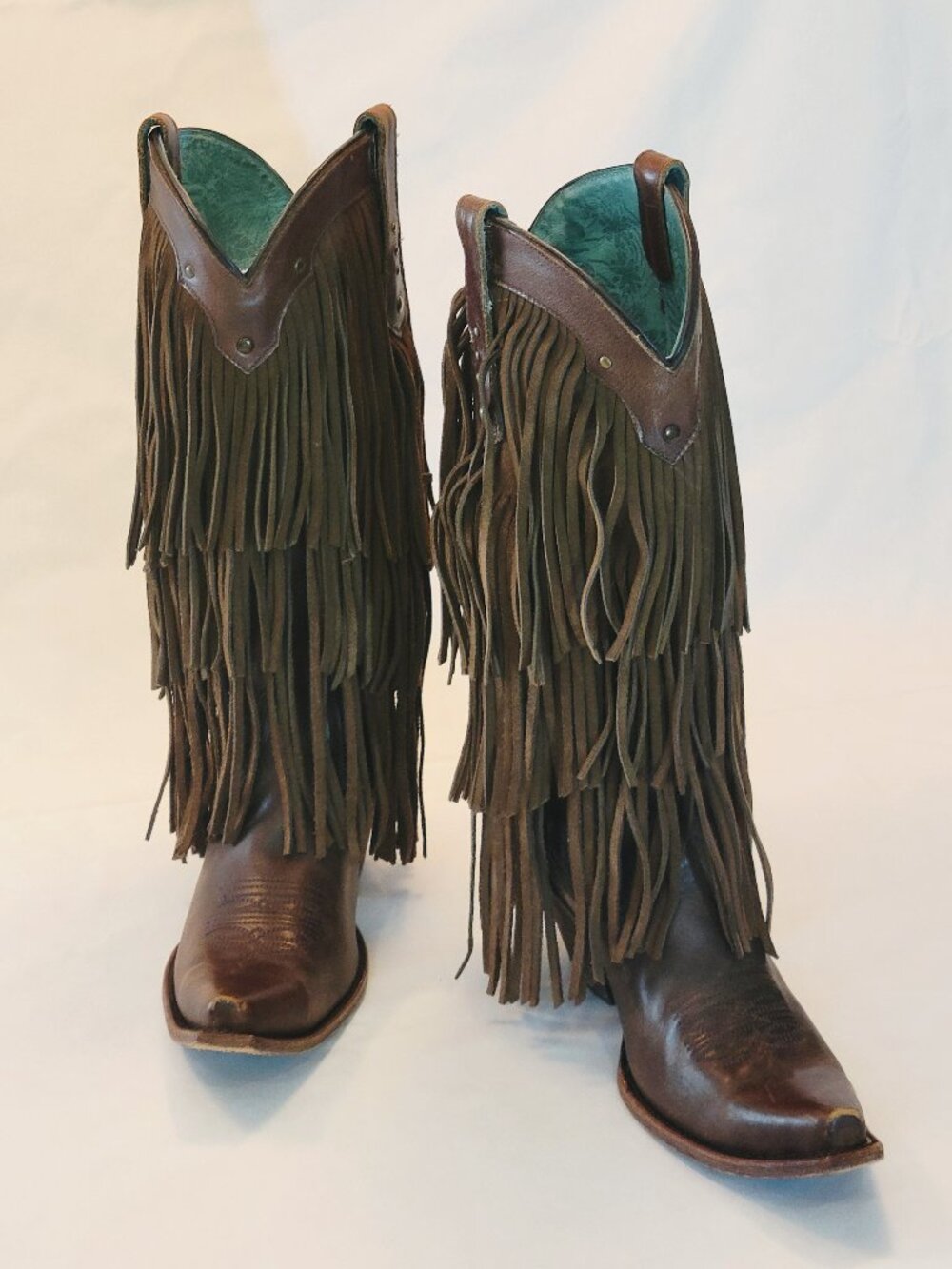 Corral Fringe Cowgirl Boots